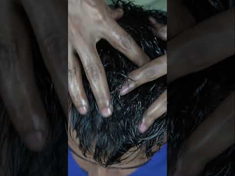 Oily Head Massage ASMR #shorts