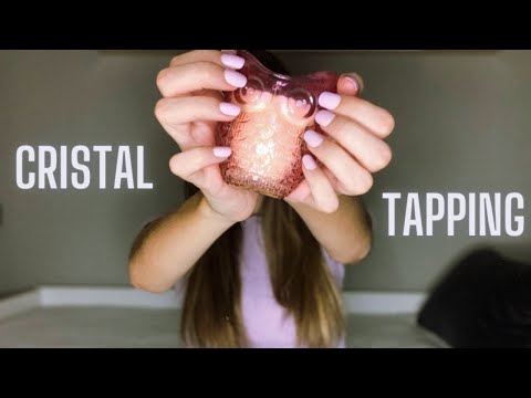 ASMR ESPAÑOL -DUÉRMETE CON SONIDITOS DE CRISTAL ✨(tapping+susurros)