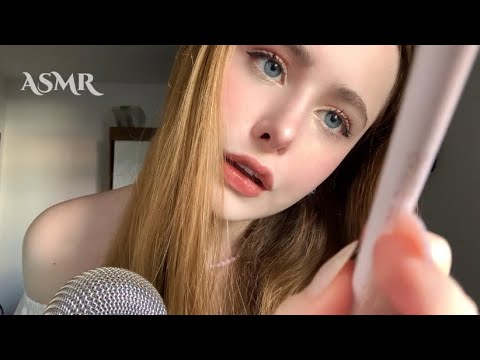 ⋆˚࿔ ASMR ~ drawing on your face // spit painting // mic scratching