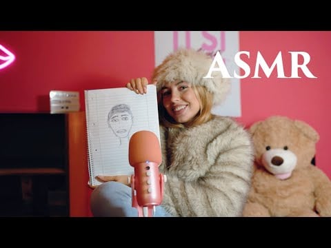 ASMR Sketching and Coloring Your Portrait