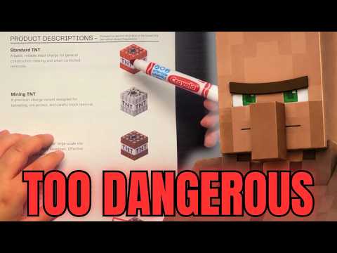 Minecraft ASMR: Buying CLASSIFIED TNT from a Villager