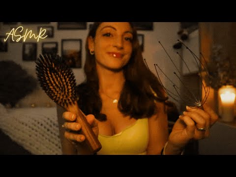 ASMR | The Ultimate Head Massage Video (Scalp and Face Massage with Layered Sounds)