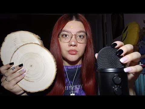NATURAL WOOD SOUNDS (Pensieri Negativi, Visual Triggers, Coccole e Scratching) 😴💜 | ASMR ITA