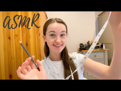 ASMR Measuring Your Face & Sketching Your Portrait Roleplay ✏️