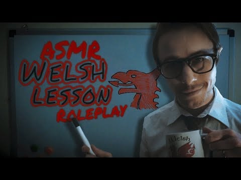 ASMR Welsh Lesson | Beginner's Language Class with Friendly Teacher Roleplay & Whiteboard Sounds