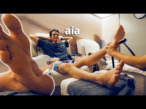 ASMR: L' Antico MASSAGGIO CINESE ai PIEDI con COPPETTAZIONE PER l'INSONNIA!