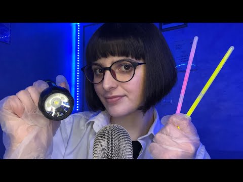 ASMR Sleep Clinic👩‍⚕️🔍😴 (testing your tingle immunity, roleplay)