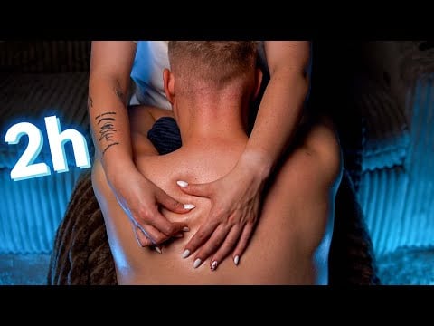 ASMR Back Scratching, Tracing & Brushing for Deep Sleep (No Talking)