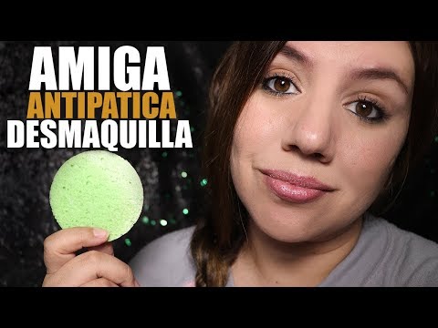 ASMR Español 💋 Amiga Antipatica te Remueve tu Maquillaje 💋