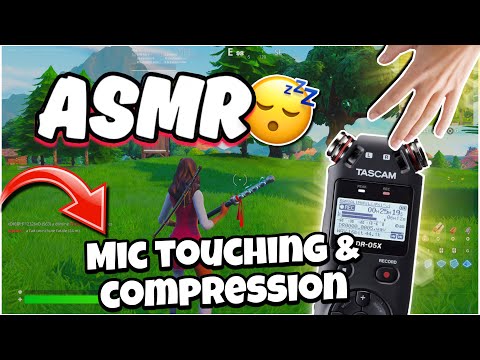 ASMR Français • MIC TOUCHING ET COMPRESSION DE MICRO AVEC LE TASCAM 😴