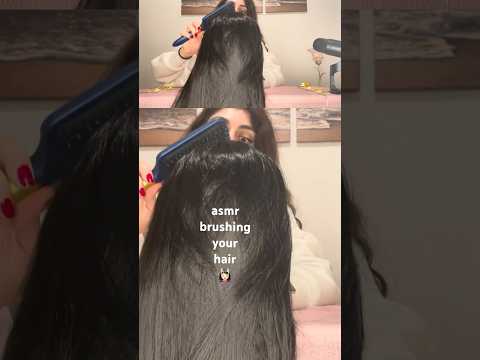 ASMR hair brushing! #asmr #asmrsounds #asmrvideo #asmrcommunity #asmrsleep #asmrhairbrushing #hair