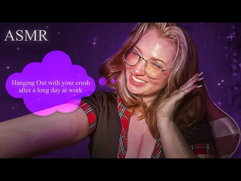 ASMR | Hanging Out with your crush after a long day at work