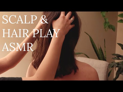 ASMR HAIR BRUSHING, SCALP MASSAGE (no talking)💆🏻‍♂️