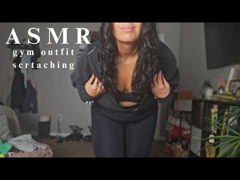 ASMR | Gym Outfit Scratching| No talking