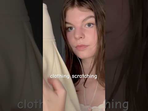 ASMR fabric sounds 😴 gentle clothing scratching