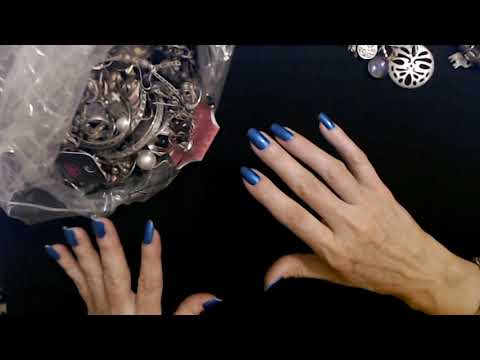 ASMR | Goodwill Jewelry Bag Show & Tell 8-4-2020 (Soft Spoken)