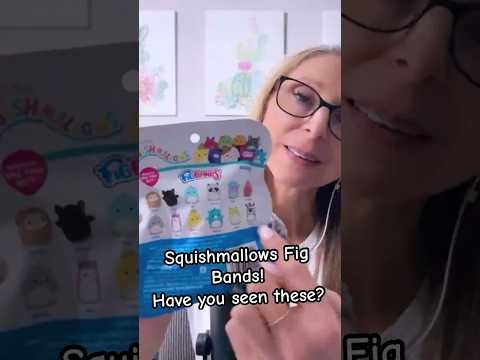 ASMR Squishmallows Fig Bands blind bag 🎁 opening of 2 surprise mystery figures! (Series 1)