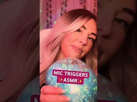 ✨TINGLY mic triggers 🫠 #asmr #asmrsounds #asmrvideo #asmrcommunity #fyp #fypage