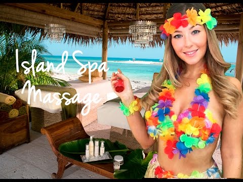 ASMR Island Spa Massage Relaxation Softly Spoken British Accent Roleplay