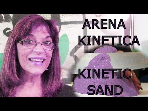 ASMR ARENA KINETICA- KINETIC SAND/COOL SAND SPARKLING⛱EN ESPAÑOL