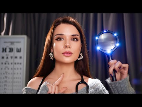 ASMR  Exclusive General Checkup / Eye , Cranial Nerve Exam for Sleep