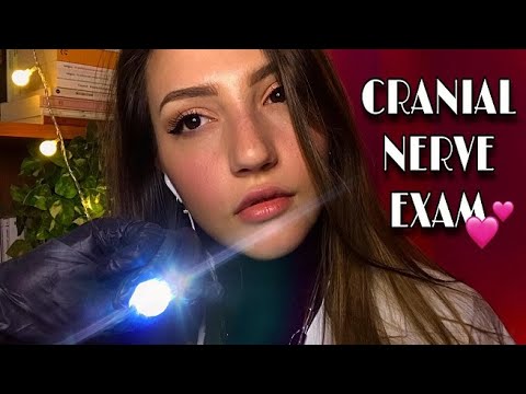 Esame dei nervi cranici per te! 💖 / ASMR ROLEPLAY: Puff, Gloves, Lights, Personal Attention [ITA]