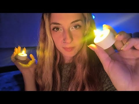 ASMR Lights & Scanning 🔆 Whispering (Visual triggers)