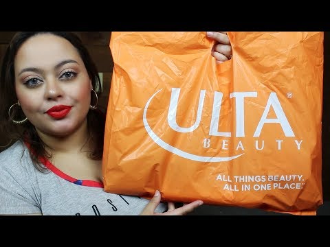 ASMR| ULTA Makeup Haul - Fizzy Sounds, Tapping, Brushing & more