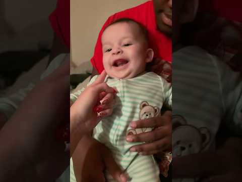 ASMR on my nephew 🥰 #asmr #baby #mouthwhisper #asmrvideos