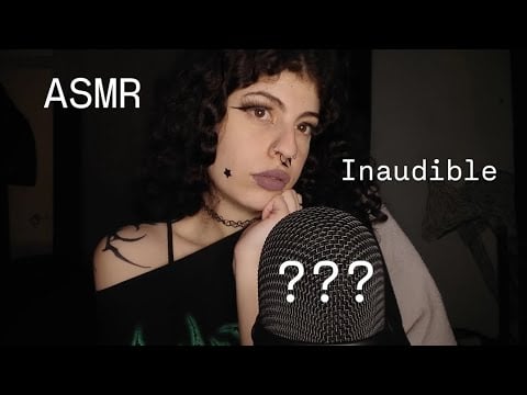 ASMR Can you Guess these 10 Inaudible Words? | Mouth sounds, inaudible whispering, hand sounds 