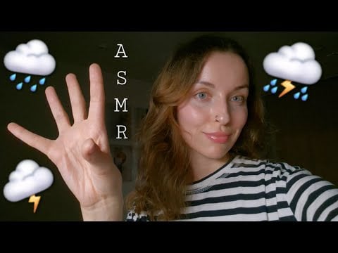 Fast Hand sounds in the RAIN w/ THUNDER ⛈️