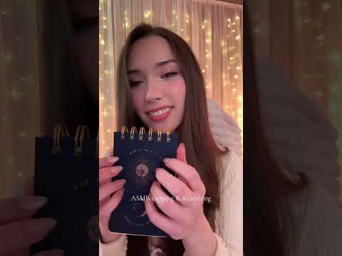 #ASMR tapping & scratching on my notepad 🗒️ which did you like better?