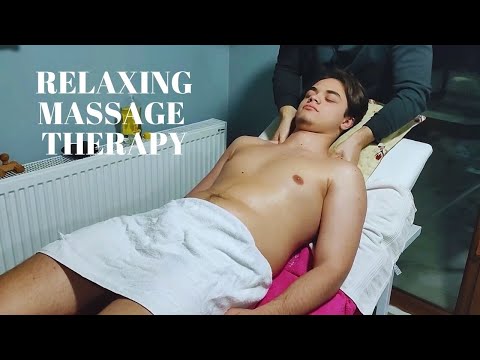 ASMR CALMING MASSAGE FOR ANXIETY RELIEF - CHEST,LEG,BACK,ARM,ABDOMINAL MASSAGE