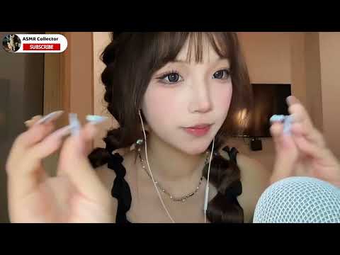 ASMR🎧｜10-minute pure enjoyment version｜Coconut rain｜Nails tapping ASMR