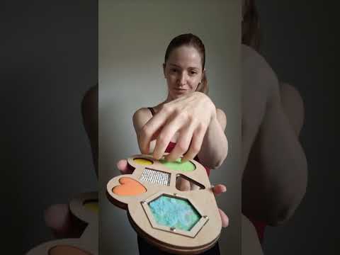 ASMR pure sounds tingleboard - tapping,scratching, gripping, tongue clicking, tracing #asmr #shorts