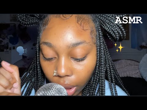 ASMR| 5 Min ASMR Mouth Sounds & Hand Sounds + Talking Gibberish✨🗣️