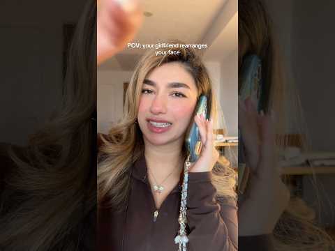 POV: your girlfriend rearranges your face ASMR