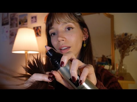 ASMR | Je prends soin de tes cheveux après la douche 🧴