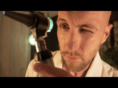 ASMR Cranial Nerve Exam, Ear Exam and Cleaning | Pt 3