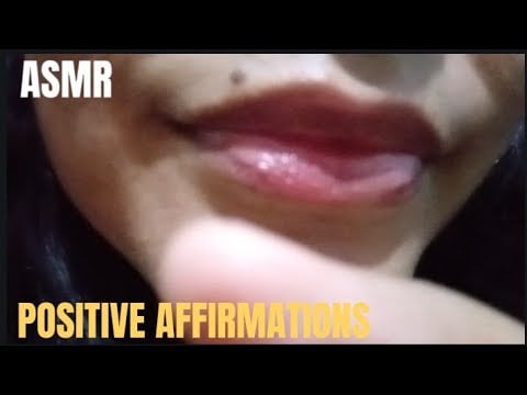 ASMR Whispering Positive affirmations,  you r flawless ✨️   mouthsounds, soft spoken ❤️ AsmrIA 
