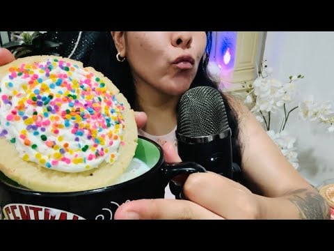 🔥💦🤭ASMR COMIENDO CRUMBL COOKIES 💦🤭🔥