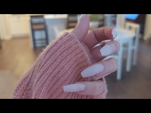 ASMR Walk And Tap | No Talking After Intro | Lo-fi | Long Nails