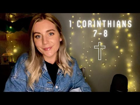 ASMR Bible Reading ~ Whispering 1 Corinthians 7 & 8 for Sleep