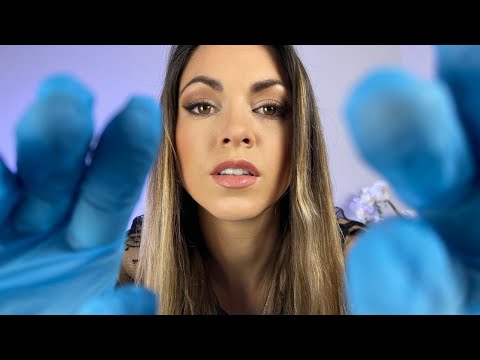 [ASMR] Intricate Face Exam & Relaxing Skin Treatment ♡