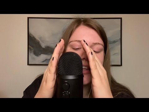 ASMR Upclose Trigger Words & Hand Movements