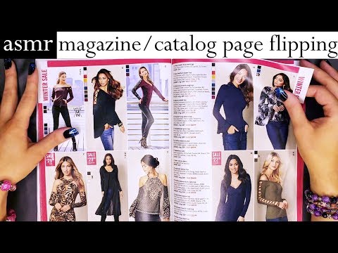 ASMR | 📖Magazine/Clothes Catalog Page Flipping (whisper)📖