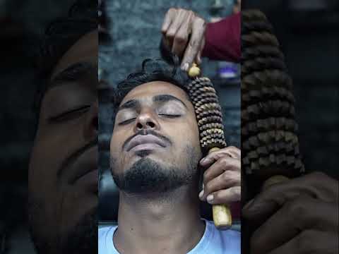 Calming Indian Barber: Meditative Sleep ASMR & Gentle Head Massage (August 2025) #shorts