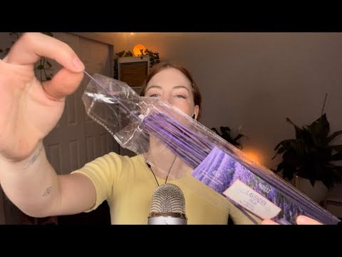 Asmr lavender fields incense smells & movement #shorts