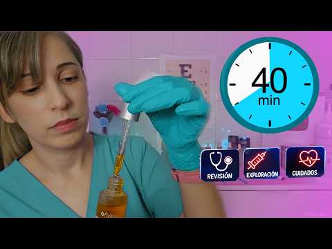 Clínica ASMR | 40 minutos de Exploración y test Médico Detallado