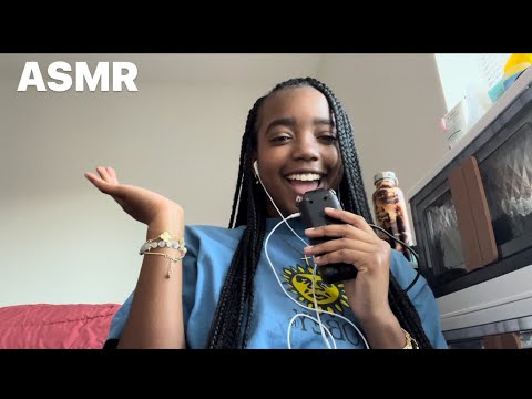 My first ASMR video in college (whisper ramble)